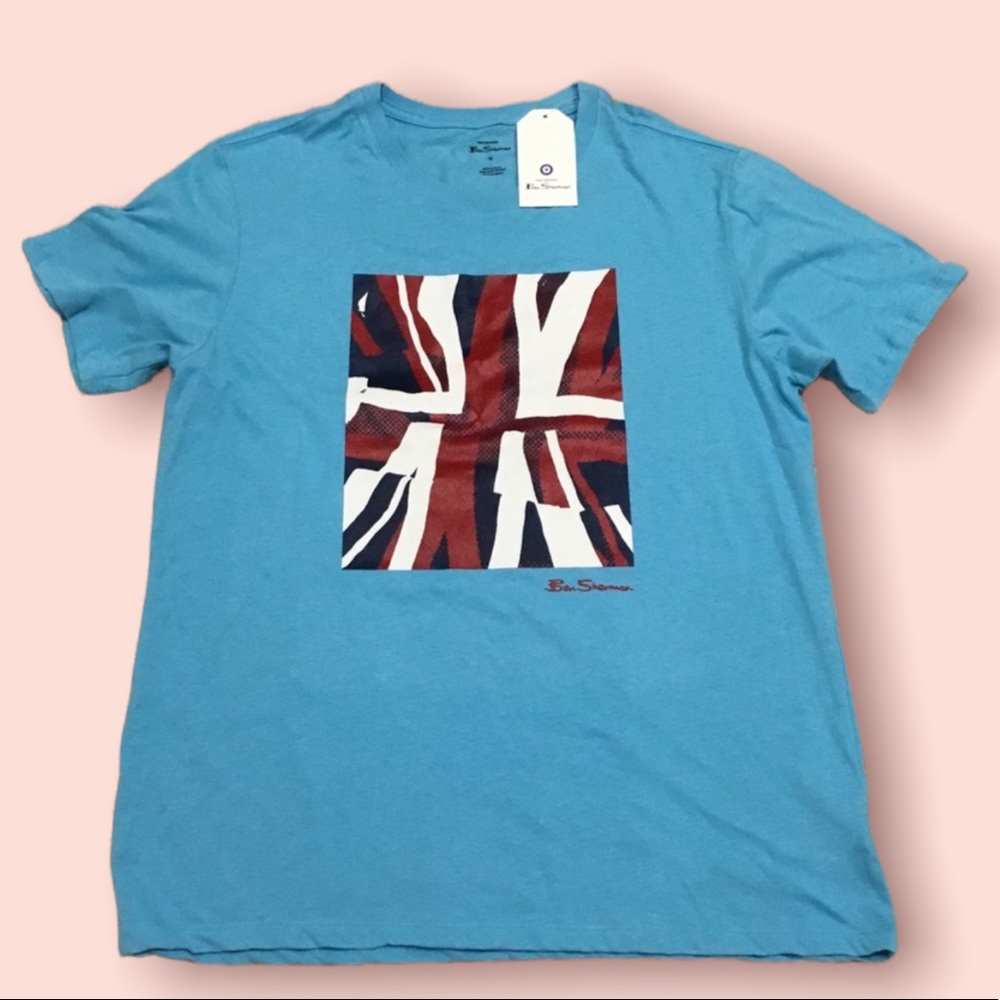 Ben Sherman Mens Blue Tee